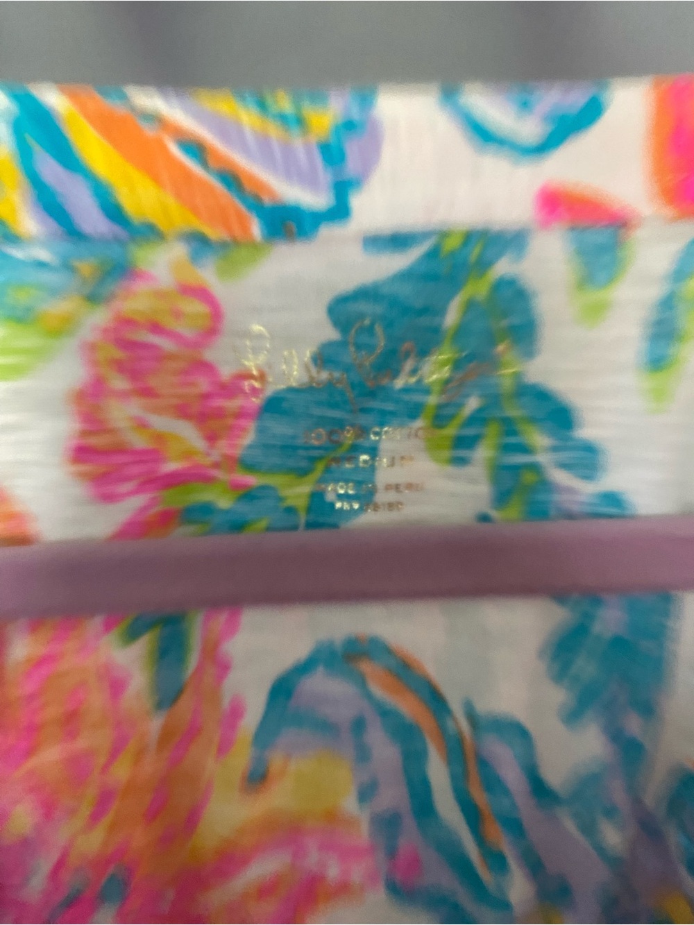 Lily Pulitzer Bright Vibrant Floral Sleeveless Cotton Shirt. SzMedium. Gorgeous - Picture 3 of 7